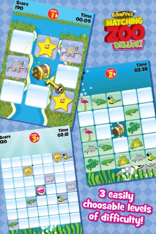 Giraffe's Matching Zoo Deluxe - Featuring the FUN BUTTON! screenshot-3