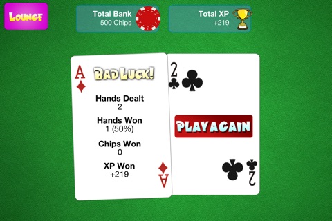 Poker & Blackjack Alternative - 21 Ace screenshot 4