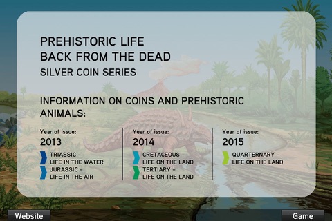 Prehistoric Life App of Austrian Mint AG screenshot 2