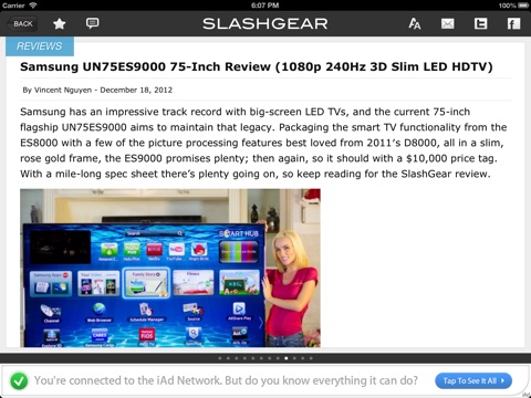 SlashGear for iPad screenshot 4
