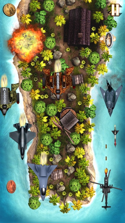 Aerial Battle Choppers - Free Helicopter War Game screenshot-3