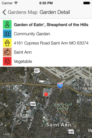 STL Gardens - A map of all community ornamental and vegetable gardens in Saint Louis City and the Saint Louis metropolitan area screenshot 4