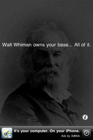 Walt Whitman is Bad A** screenshot 4