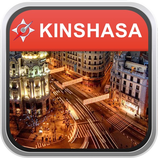 Offline Map Kinshasa, Congo: City Navigator Maps icon