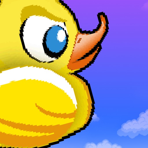 Crazy Duck Flying Icon