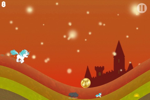 Unicorn Rainbow Ride Free screenshot 3