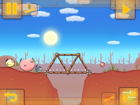 Fat Birds Build a Bridge! HD на iPad