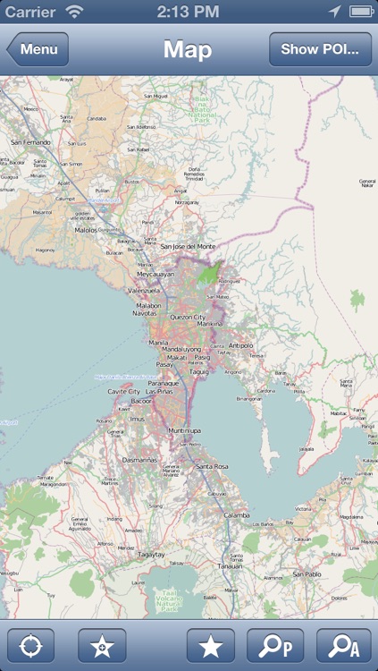 Manila, Philippine Offline Map - PLACE STARS