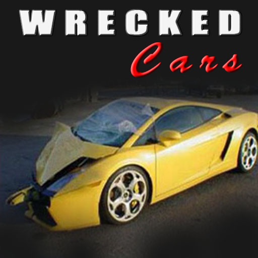 Wrecked cars icon