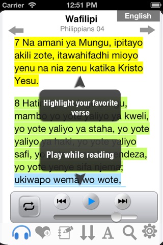 Swahili  Bible Audio screenshot 4