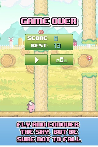 When Pigs Fly - Cute Pet Pig Flapper Adventure screenshot 3