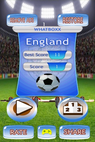England Soccer Ball Juggler screenshot 3