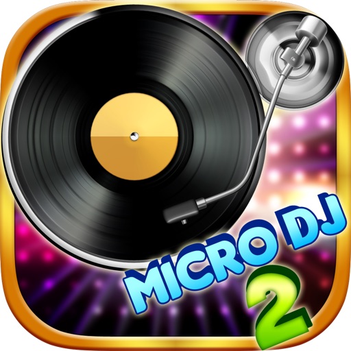 Micro DJ 2 Free - Party music audio effects and mp3 songs editing Icon