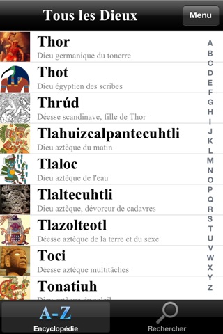 Encyclopédie des Dieux screenshot 3