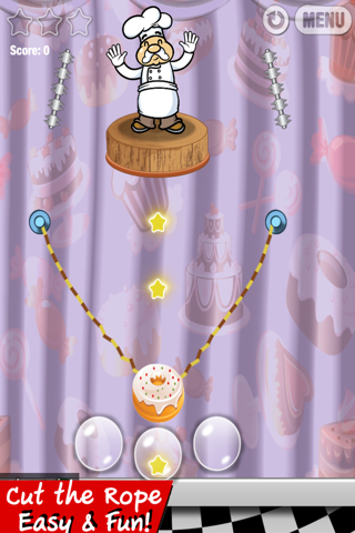 Cut The Donuts yummy : Slice rope to bake bakery cooking Chef screenshot 3