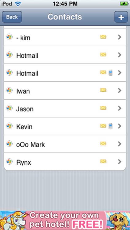 Windows Live Hotmail PUSH emails for iPhone & iPad screenshot-4