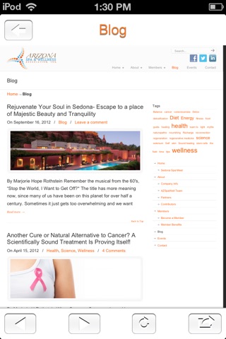 Arizona Spa & Wellness Association screenshot 4