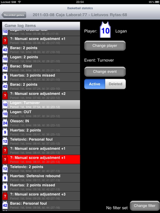 BasketBall Stats LITE screenshot-3