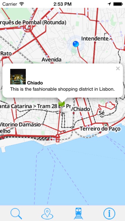 Offline Map Lisbon - Guide, Attractions and Transport screenshot-3