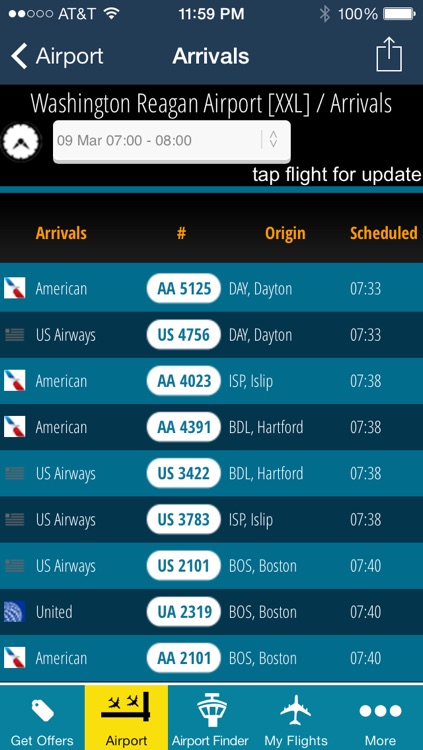 Washington Reagan National Airport-Flight Tracker DCA