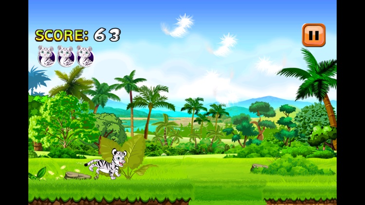 Baby White Tiger Run : Dash Race with Mittens the Super Sonic Cub