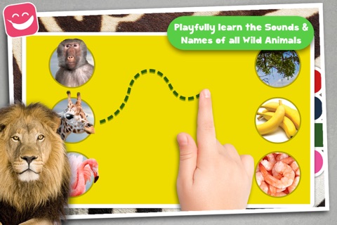 Free Kids Puzzle Teach me Wild Animals Safari Photo screenshot 2