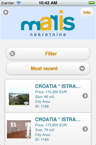 Maris Real Estate screenshot 2