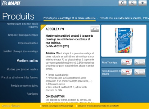 Mapei FR screenshot 3