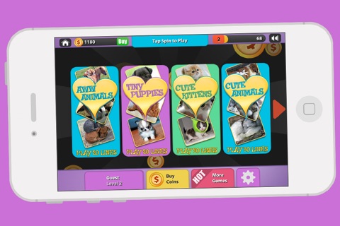 Slots of Joy - Adorable Babies, Silly Puppies & Funny Cats Slot Machine Games screenshot 3