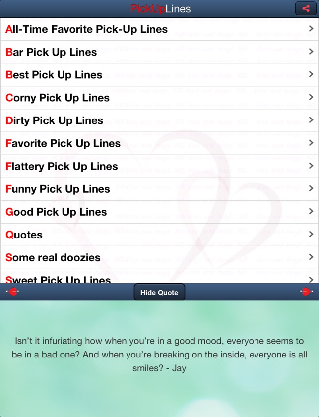 Pick Up Lines 101 On The App Store