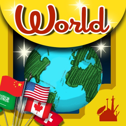 Learn the World - Map, Earth, Continents, Atlas Learning icon