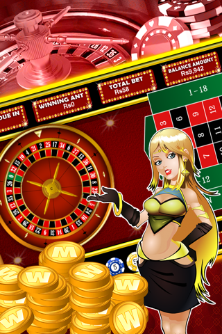 Lucky Roulette Casino - Play Craze Family Slots Without Feud HD Free screenshot 3
