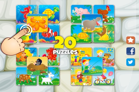 My first Animal Puzzles - Educational Learning Games for Kids and Toddlers (school and preschool age) screenshot 4