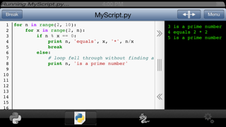 Python 2.7 for iOS Screenshot 2