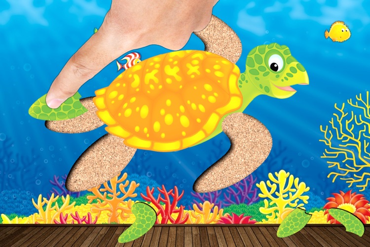 An ocean puzzle for toddlers