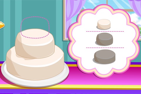 Rose Wedding Cake Cooking Game screenshot 3