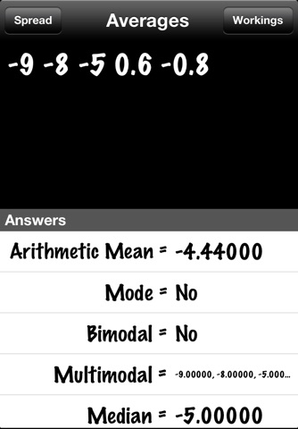 Averages Calculator screenshot 3