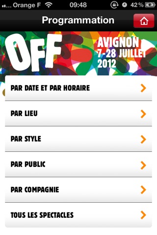 Festival d'Avignon OFF 2012 screenshot 3