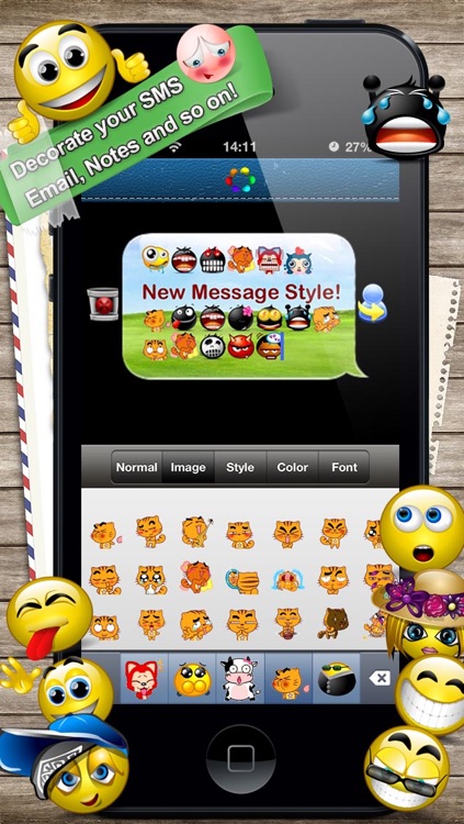 Message Designer - Emoticon Catalog