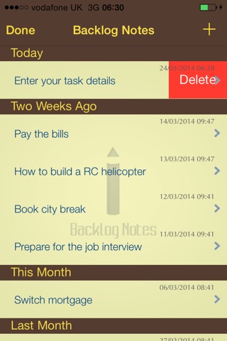 Backlog Notes screenshot 4