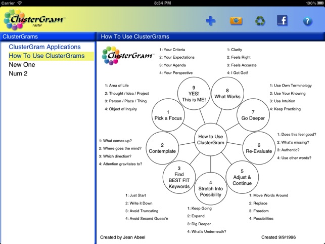 ClusterGram Taster