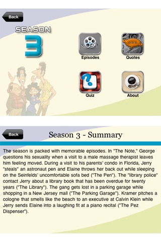 Seinfeld Fan App screenshot 2