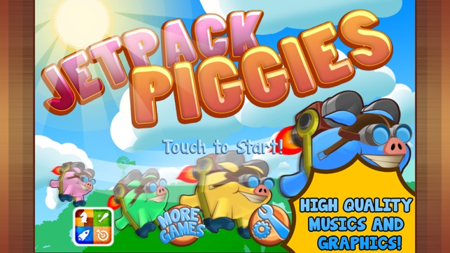 Jetpack Piggies Bros Screenshot