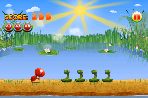 Go Frog Go - Jack the Tiny Red Jumpy Frog vs. Hoppy Insects screenshot 3