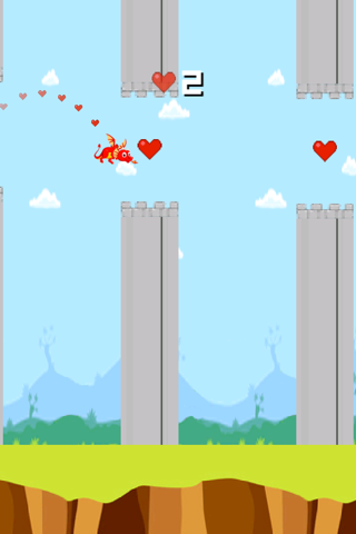 Flying Dragon Tap - Flappy your wings screenshot 2