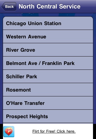 Metrack: Metra Rail Schedules screenshot 2