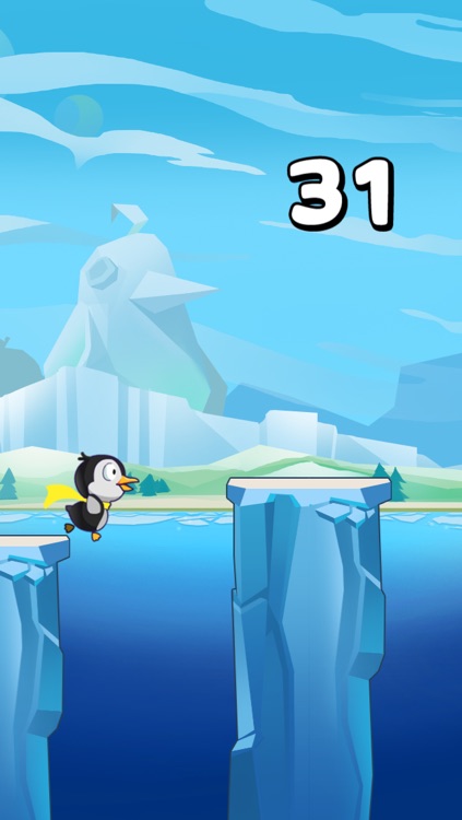 Adventures in Ice World - Happy Hoppy Penguin