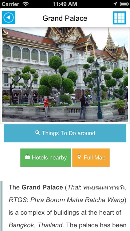 Bangkok offline map, guide & hotels screenshot-3