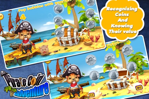 Pirate coin adventure preschool match(cad)free screenshot 4