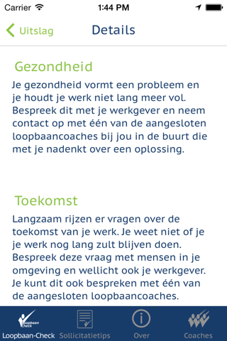 Loopbaan-Check - voor jouw loopbaanontwikkeling! screenshot 4